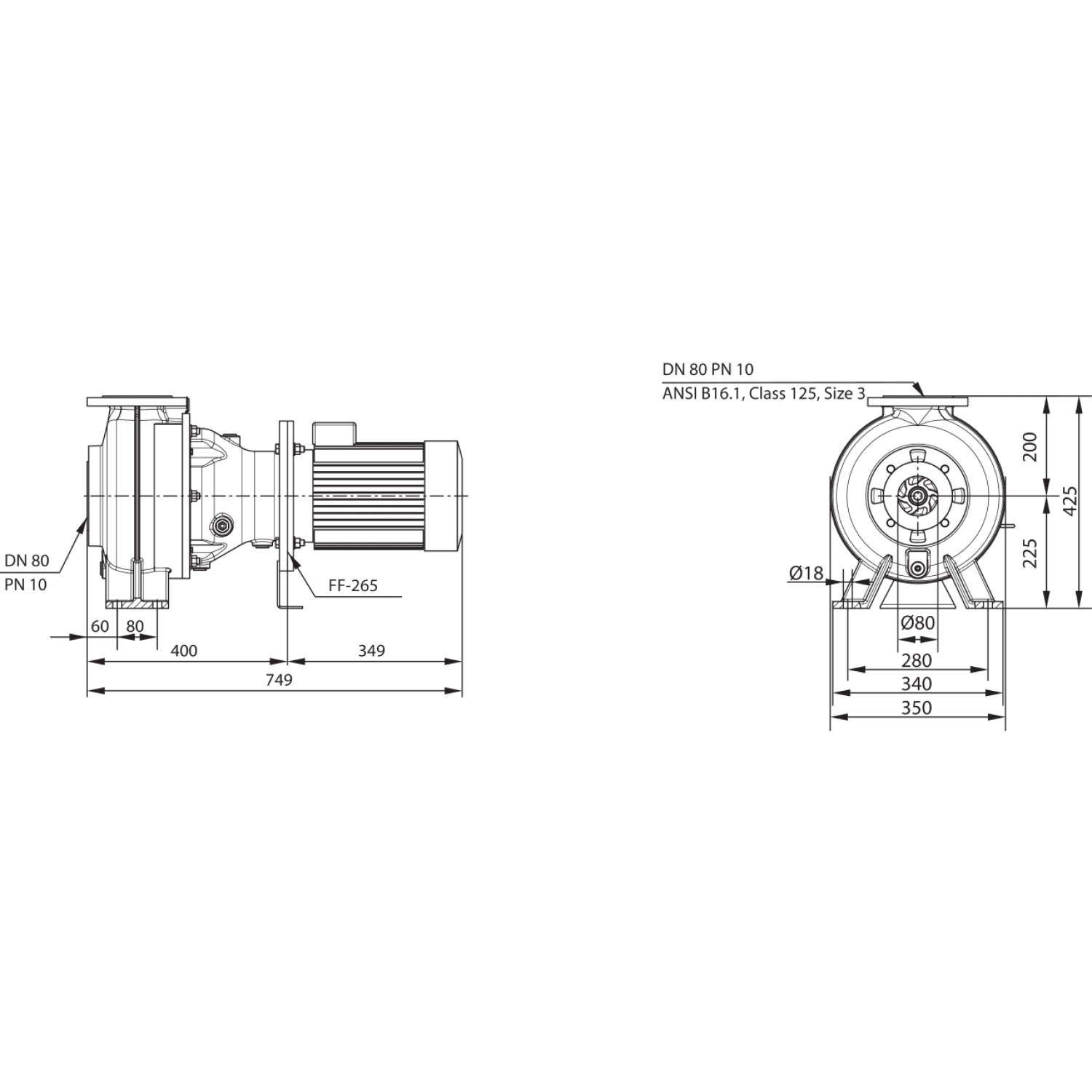 Насос для отвода сточных вод блочной конструкции со встроенным ...