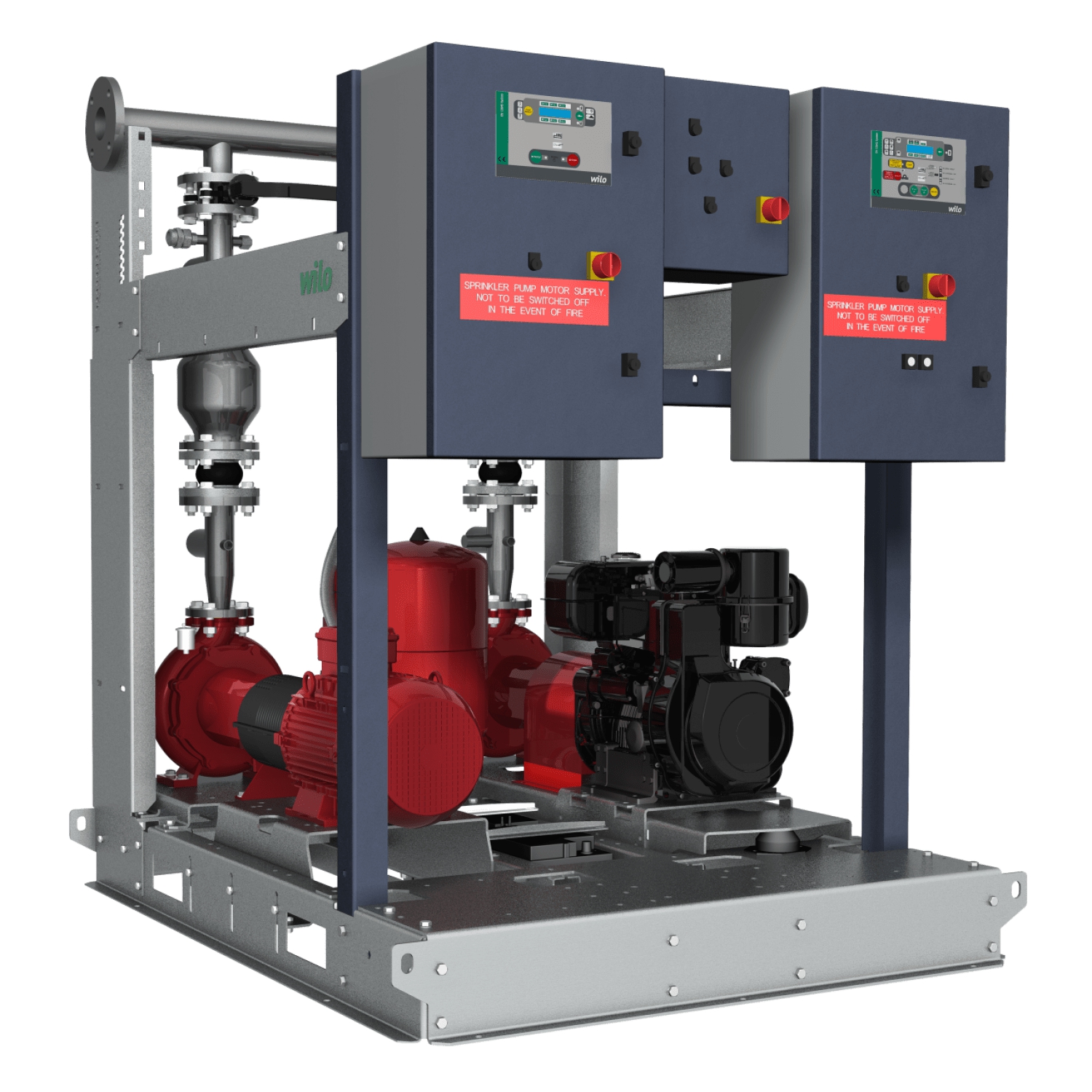 Насосная станция Wilo SiFire Easy 50/160-154-7,5/10,5 EDJ 4205334 ...