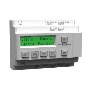 Контроллер для групп насосов с поддержкой датчиков 4…20 мА и RS-485 (производитель ОВЕН, серия СУНА-121)