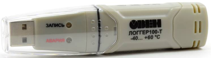 Мобильный регистратор температуры и влажности ЛОГГЕР100