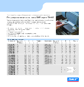 Регулировочные пластины SKF серии TMAS