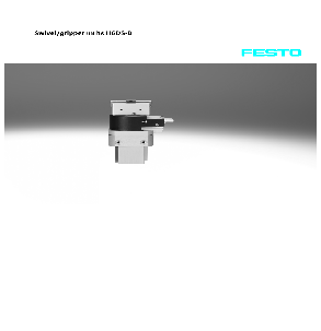 Поворотно-зажимные модули Festo серии HGDS